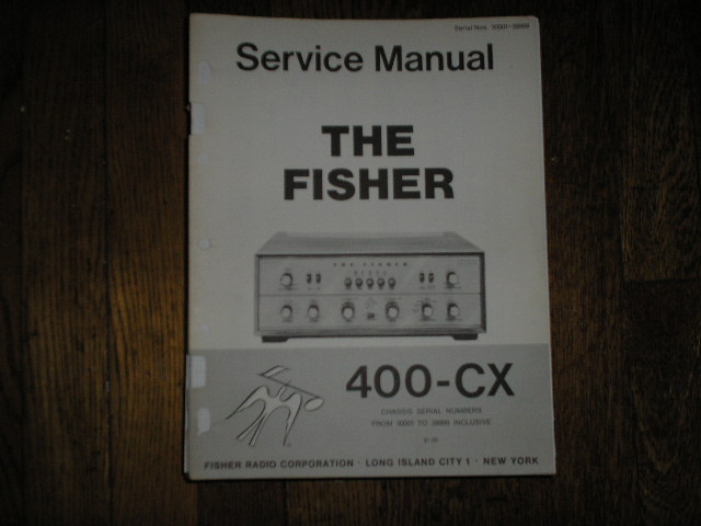 400-CX Control Amplifier Service Manual from Serial no. 30001 - 39999